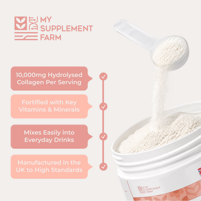 Collagen Protein Powder for Hair, Skin & Nails – 10,000mg High Strength