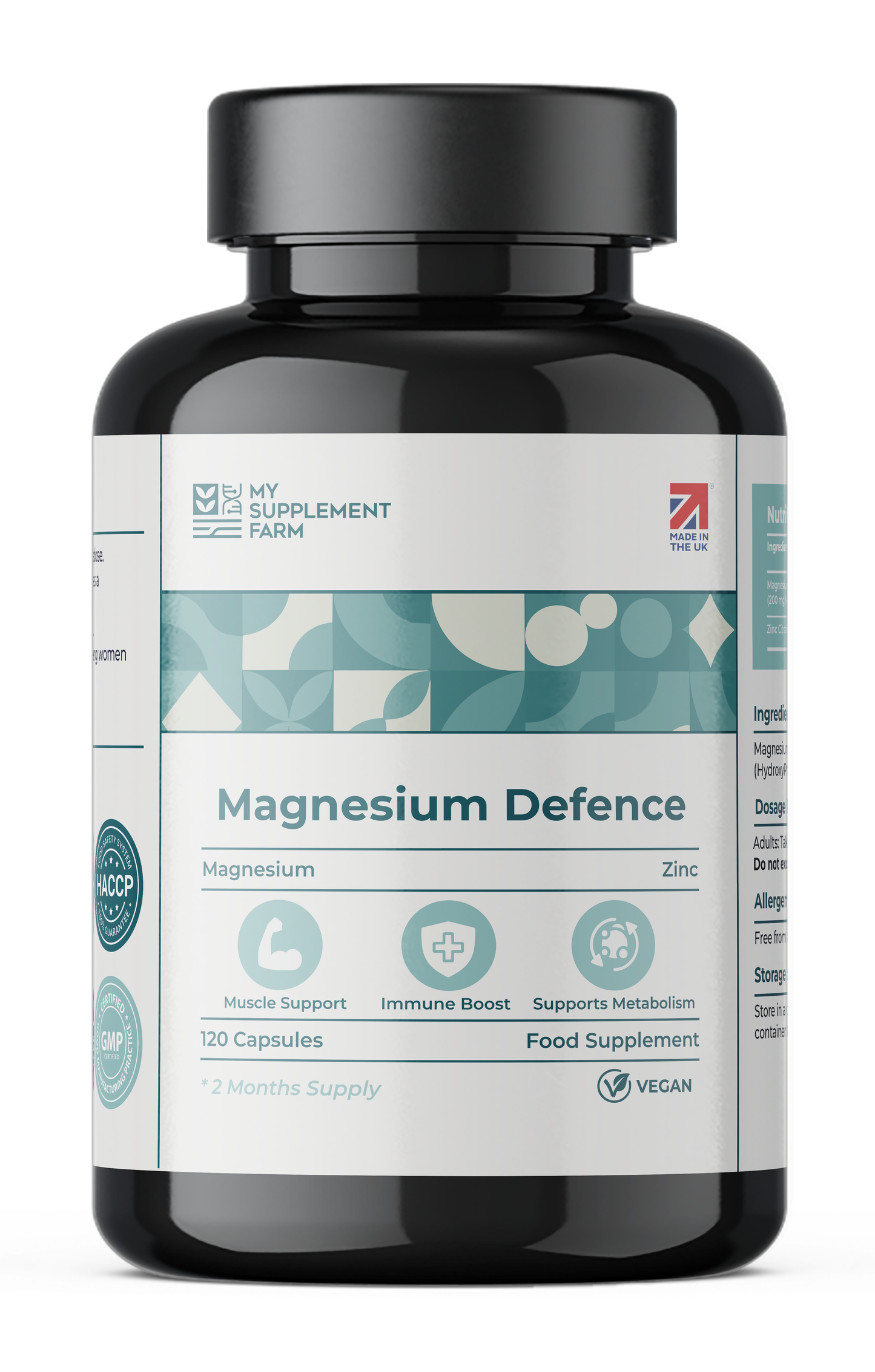 Magnesium Glycinate & Zinc Capsules – Supports Energy, Immunity & Calm