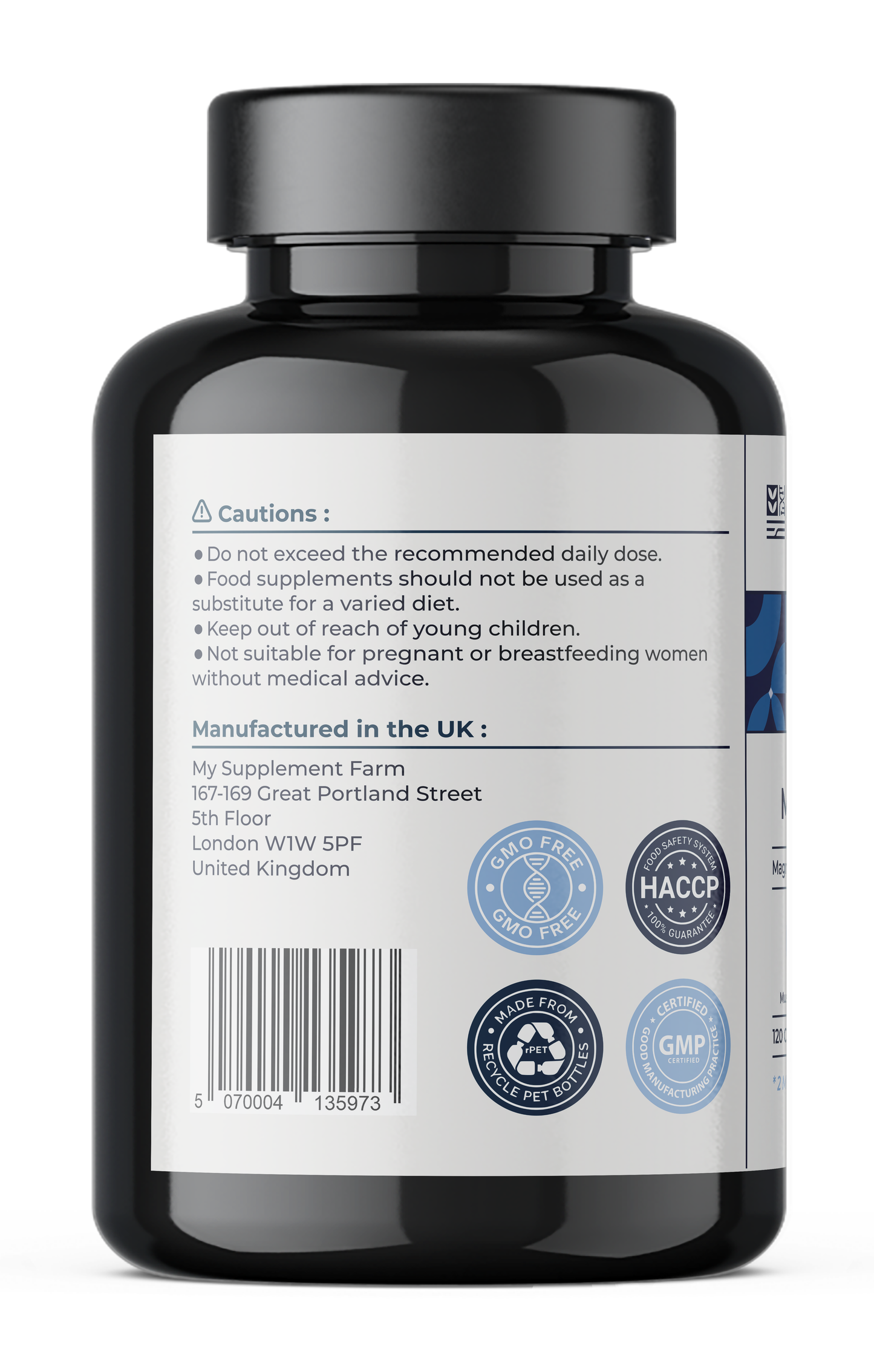 4 in 1 Magnesium Complex Capsules 403mg for Energy, Sleep & Vitality