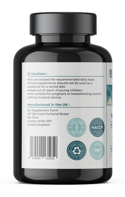Magnesium Glycinate & Zinc Capsules – Supports Energy, Immunity & Calm