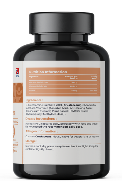 Advanced Glucosamine & Chondroitin Complex – 1500mg High Strength Joint Formula (120 Tablets)