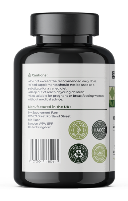 Organic Ashwagandha Capsules 470mg – Supports Energy, Mood & Mental Balance